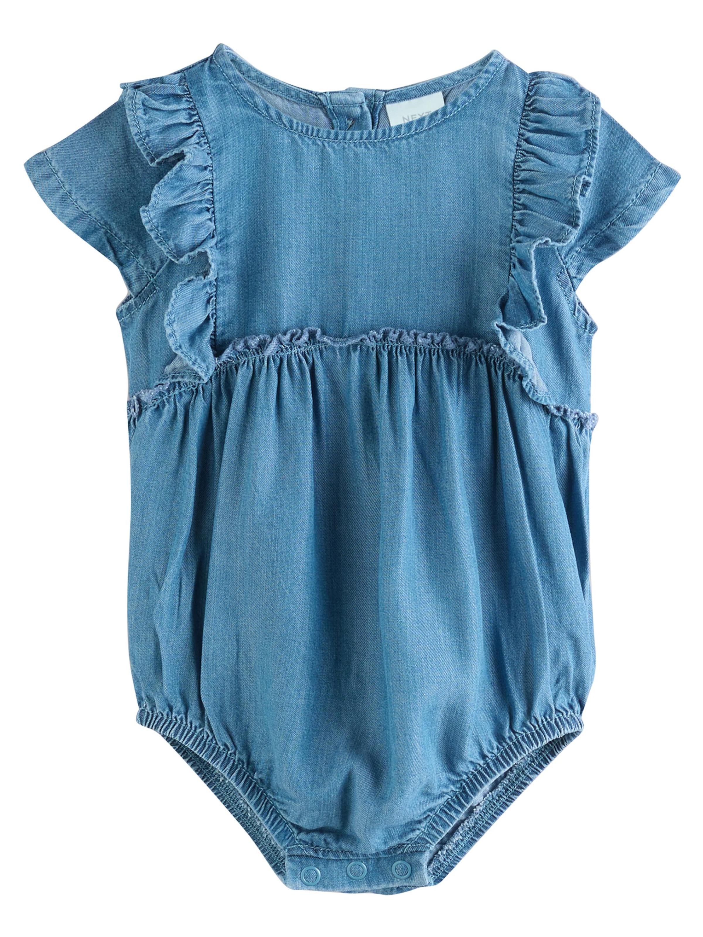 Next Romper/bodysuit in Blue: front