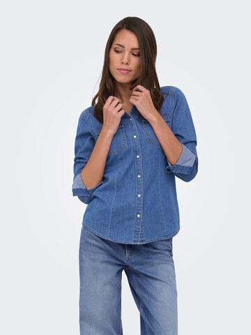 JDY Blouse 'JDYSANDIE' in Blue