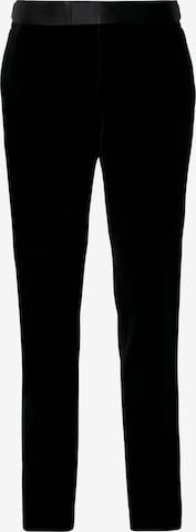 BOSSSlimfit Hlače 'H-Genius-Tux-244' - crna boja: prednji dio