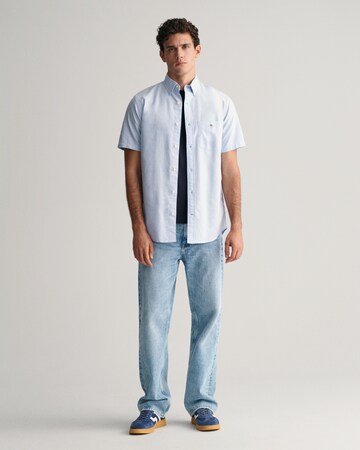 GANT Regular fit Overhemd in Blauw