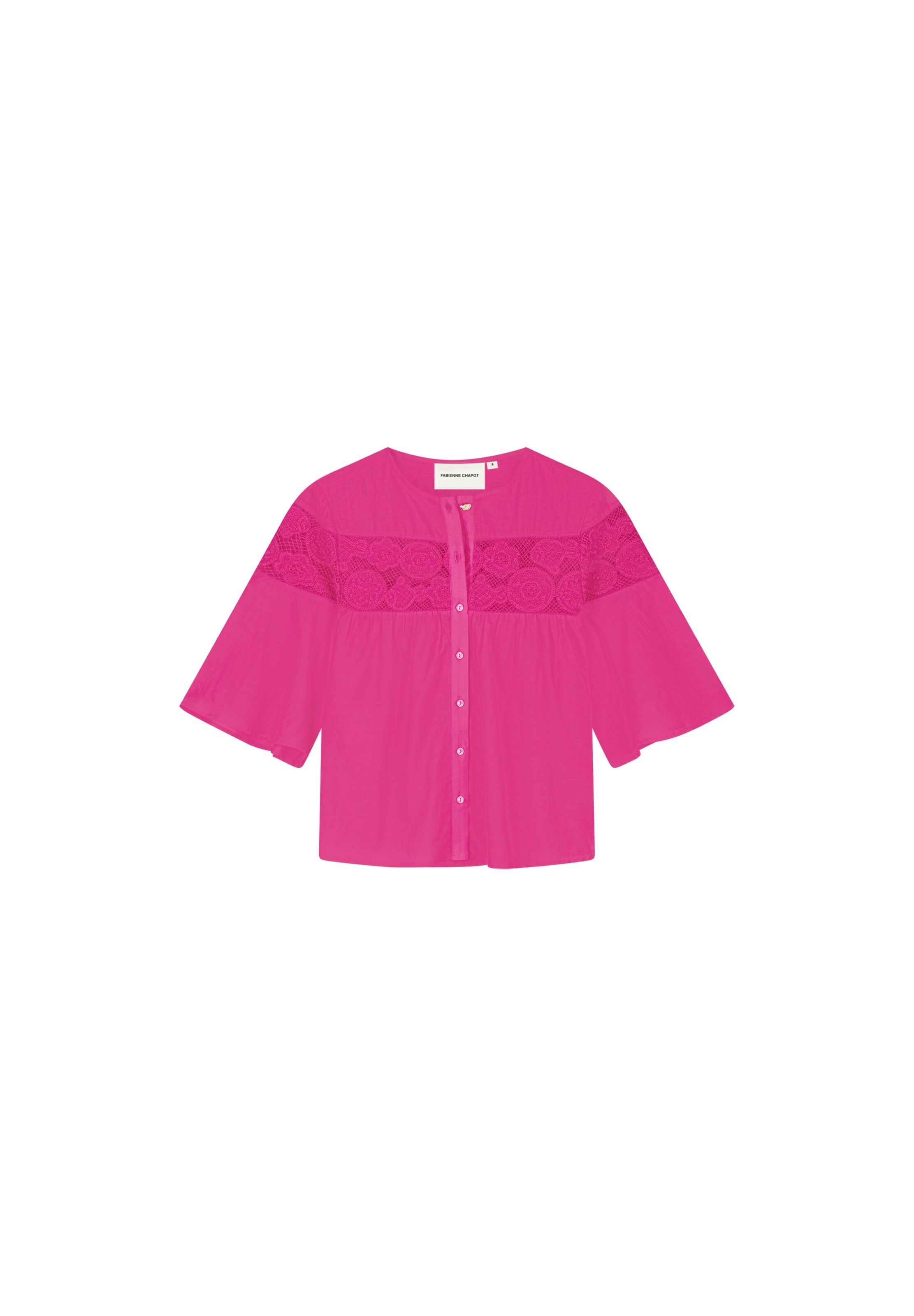 Fabienne Chapot Blouse in Roze: voorkant