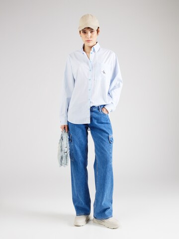 Calvin Klein Jeans Blouse in Blue