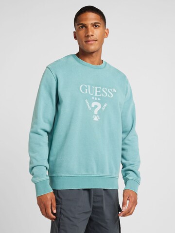 GUESS - Sudadera en azul: frente