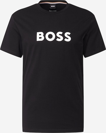 Maglietta di BOSS in nero: frontale