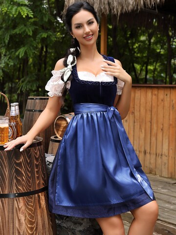 Yesfashion Dirndl in Blue