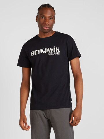 T-Shirt BLEND en noir : devant