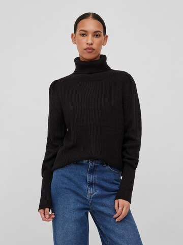 VILA Sweater 'Lou' in Black: front