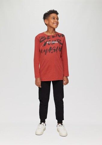 Effilé Pantalon s.Oliver en noir : devant