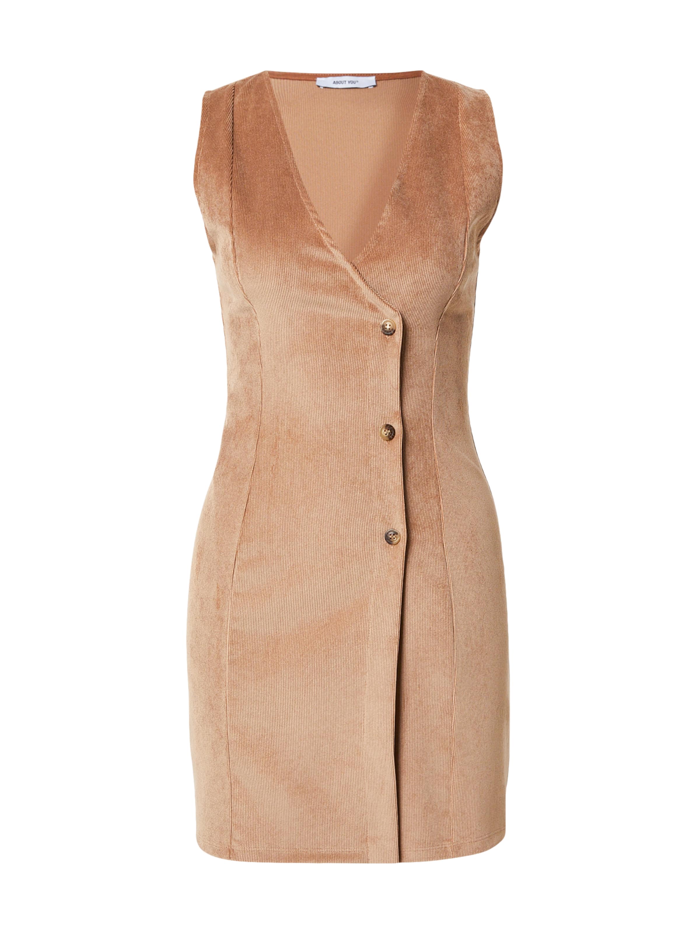 Robe-chemise 'Asya' ABOUT YOU en beige : devant