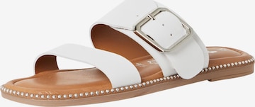 Mule Tamaris en blanc : devant