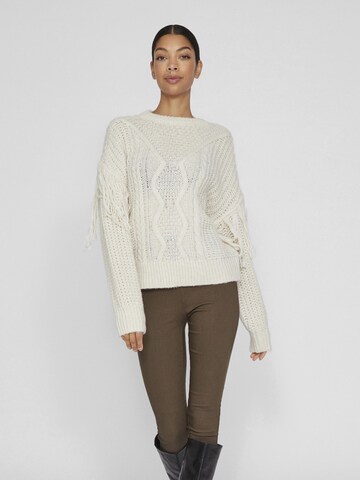 VILA Sweater 'Aksina' in White