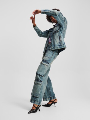 Loosefit Jeans cargo KARL LAGERFELD JEANS en bleu