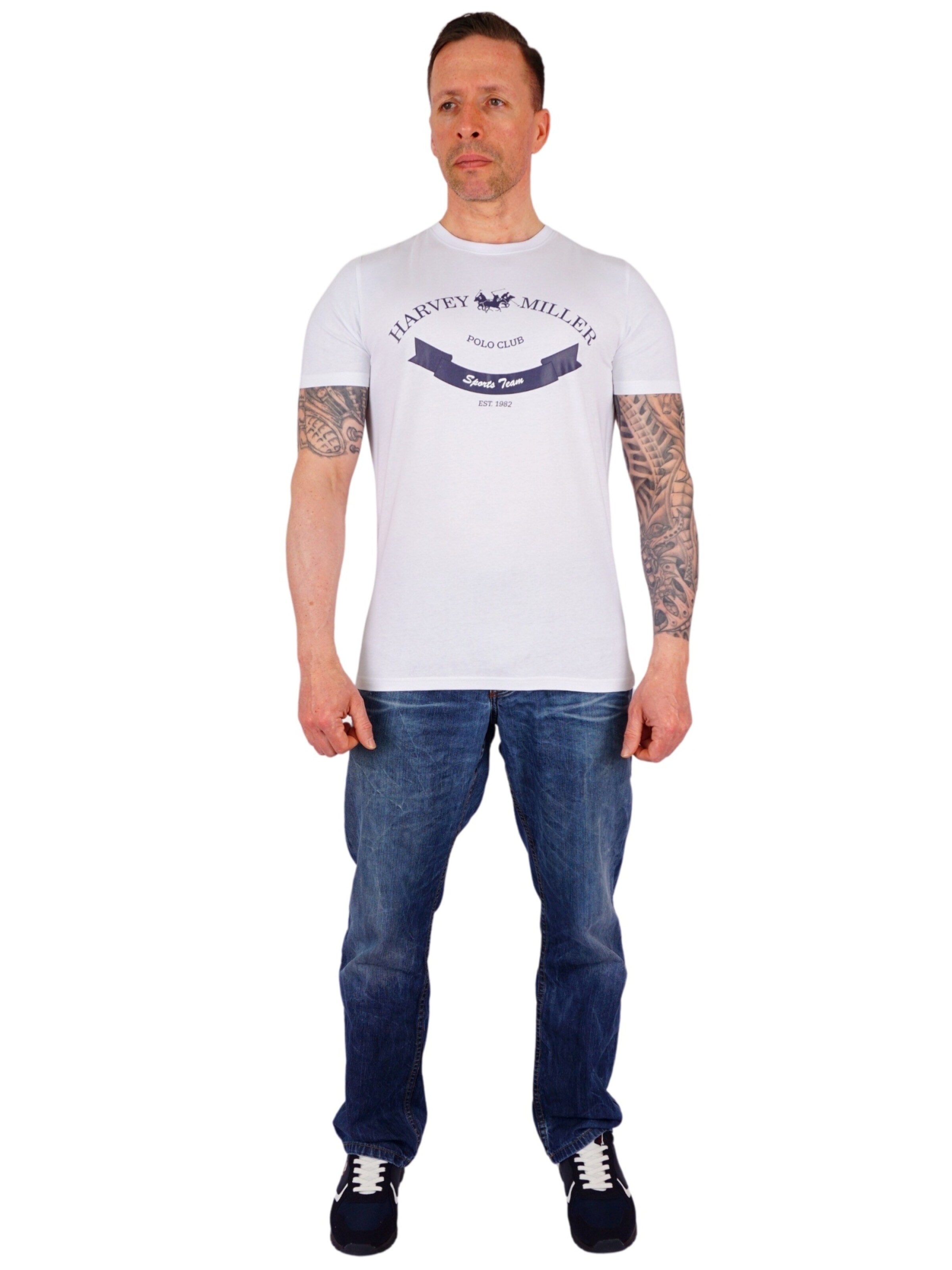 HARVEY MILLER Bluser & t-shirts i hvid