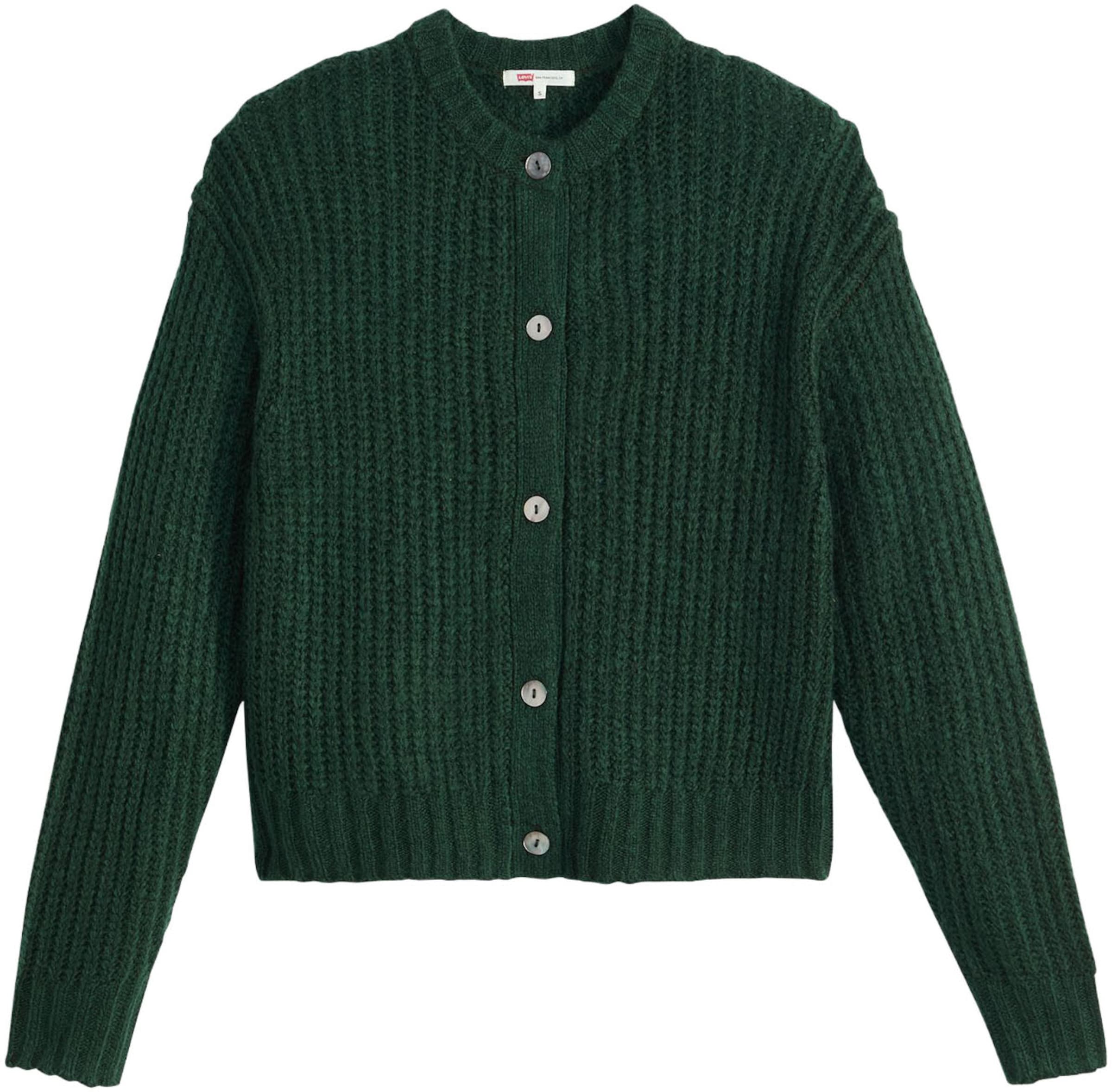 LEVI'S ® Strickjacke in Grün: Vorderseite