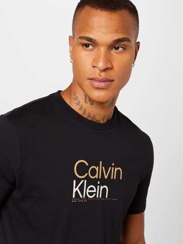 Calvin Klein Tričko – černá