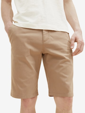 TOM TAILOR - regular Pantalón chino en marrón
