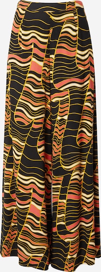 King Louie Trousers 'Wildly' in Gold / bright red / Black / Wool white, Item view