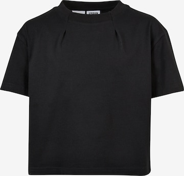 Urban Classics Kids Shirt 'Pleat Tee' in Black: front