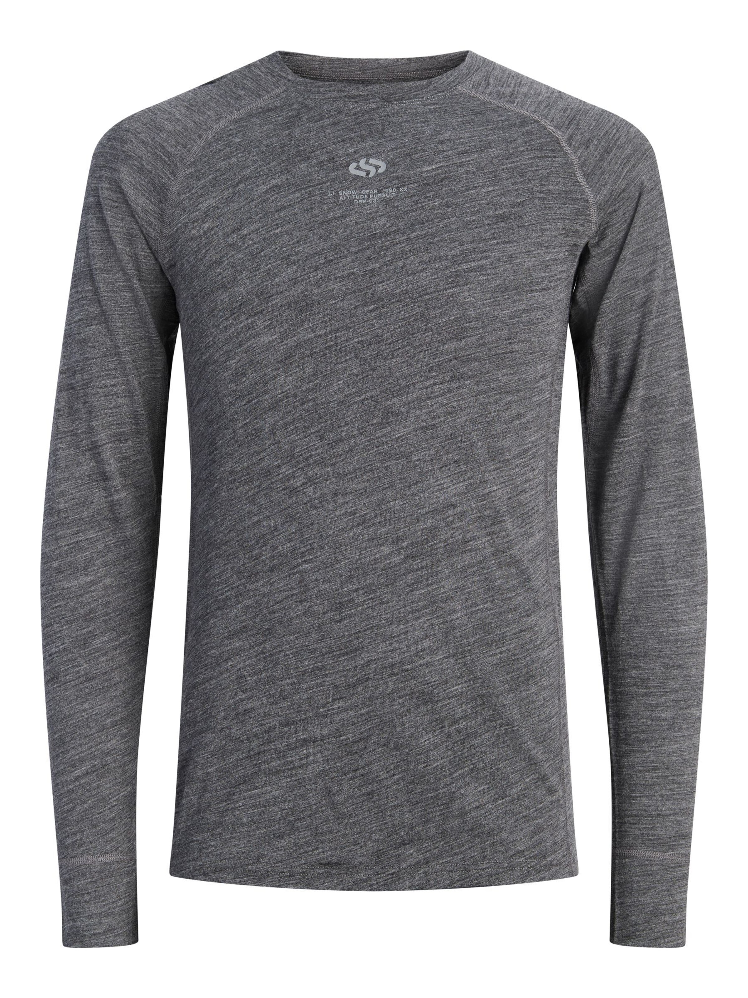 JACK & JONES - Camiseta en gris: frente