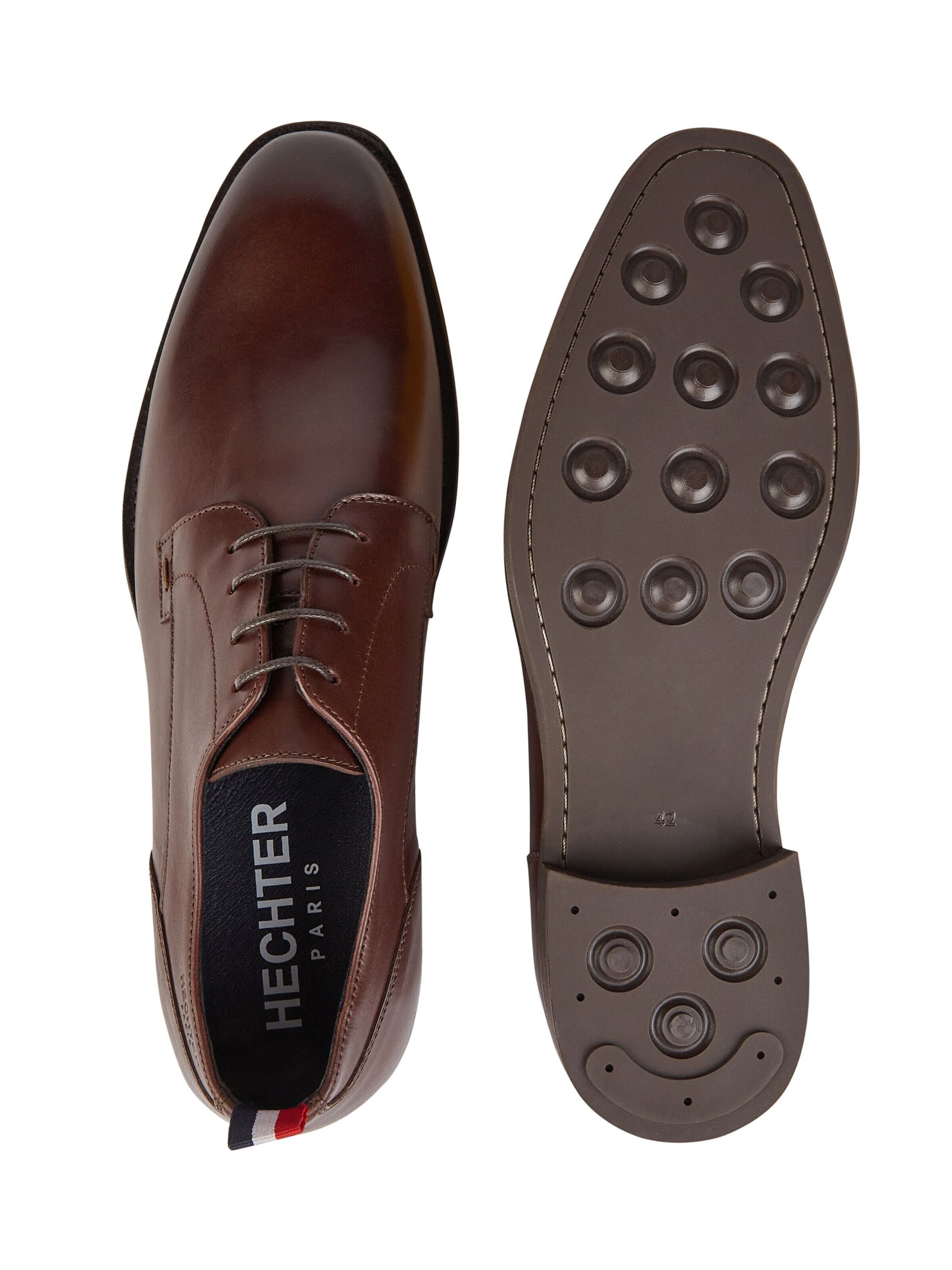 Chaussure à lacets HECHTER PARIS en marron