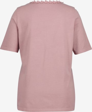 Ulla Popken T-Shirt in Pink