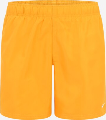 Nike Swim Regular Athletic Swim Trunks in Orange: front