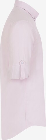 DENIM CULTURE Regular fit Button Up Shirt 'Elroy' in Pink