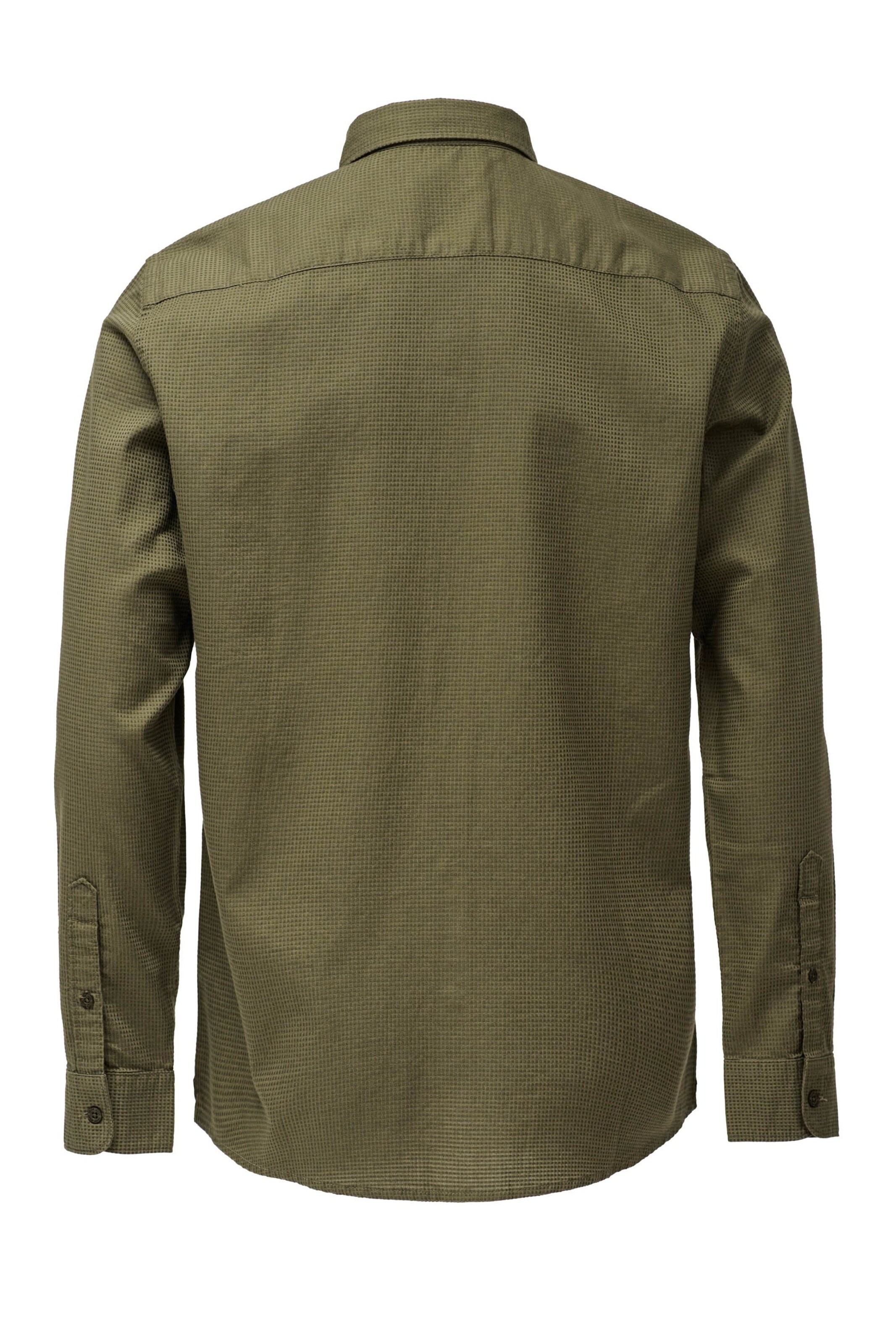 Salsa Jeans Slim fit Overhemd in Groen