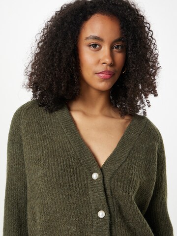 ICHI Regular fit Knit Cardigan 'Marin' in Green