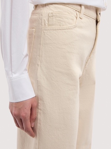 Wide Leg Jean Trussardi en beige