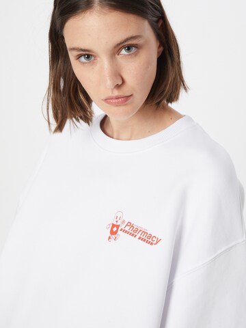 Vertere Berlin - Sweatshirt 'DANCEFLOOR PHARMACY' em branco