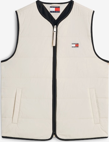 Tommy Jeans Bodywarmer 'HERITAGE' in Beige: voorkant