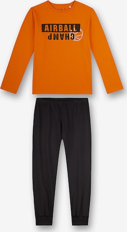 SANETTA Pyžamo – oranžová: přední strana