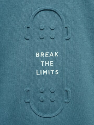 MANGO KIDS Sweatshirt 'BREAK' in Blue