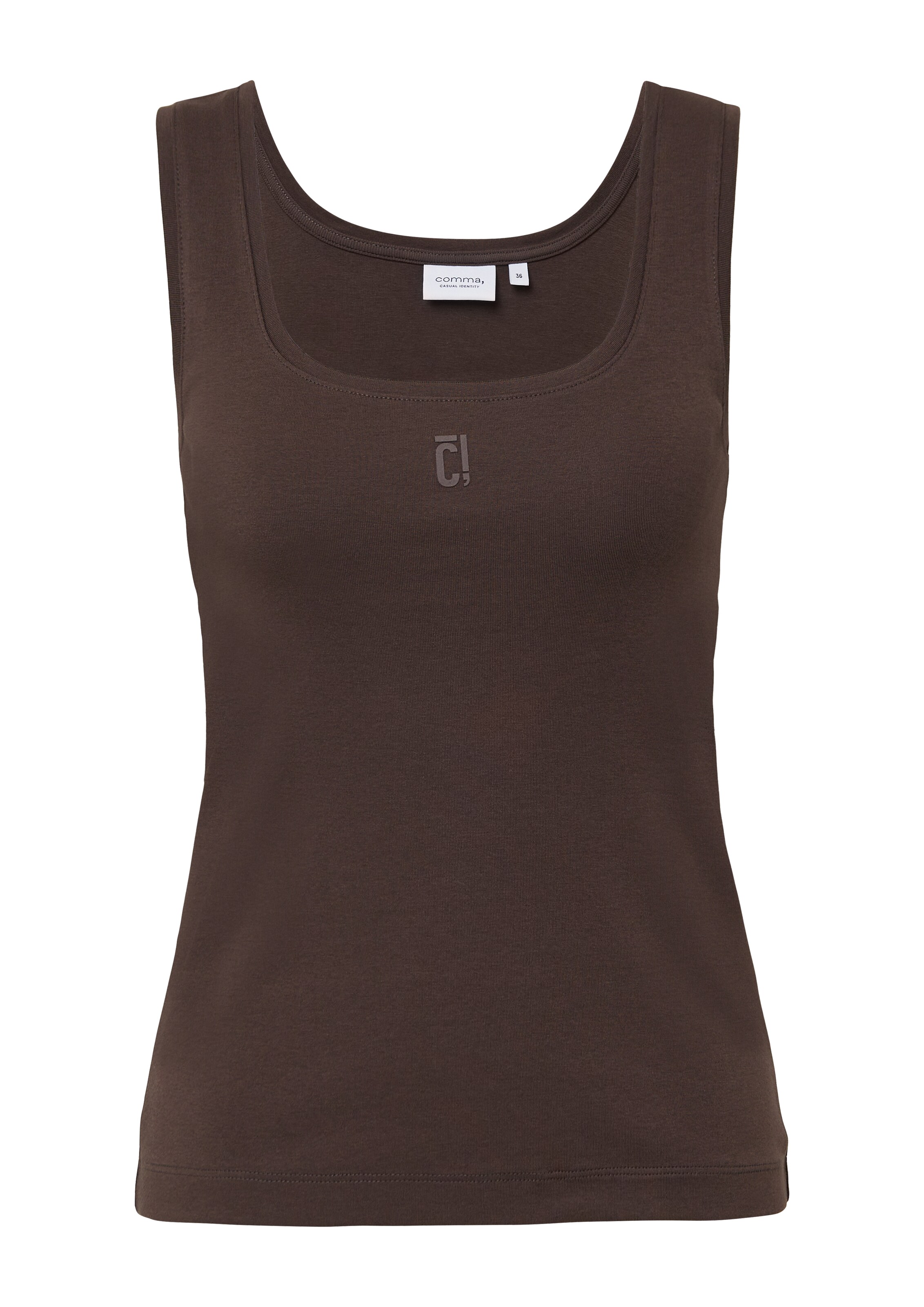comma casual identity Top in Braun: Vorderseite
