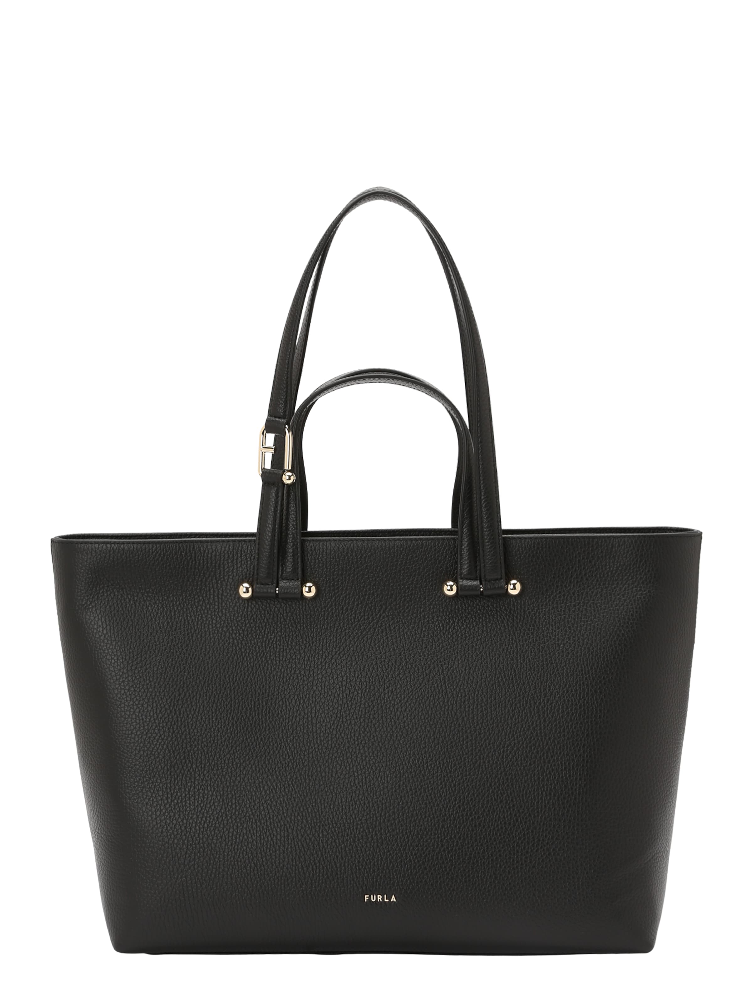 FURLA Nákupní taška 'Duetto' – černá: přední strana