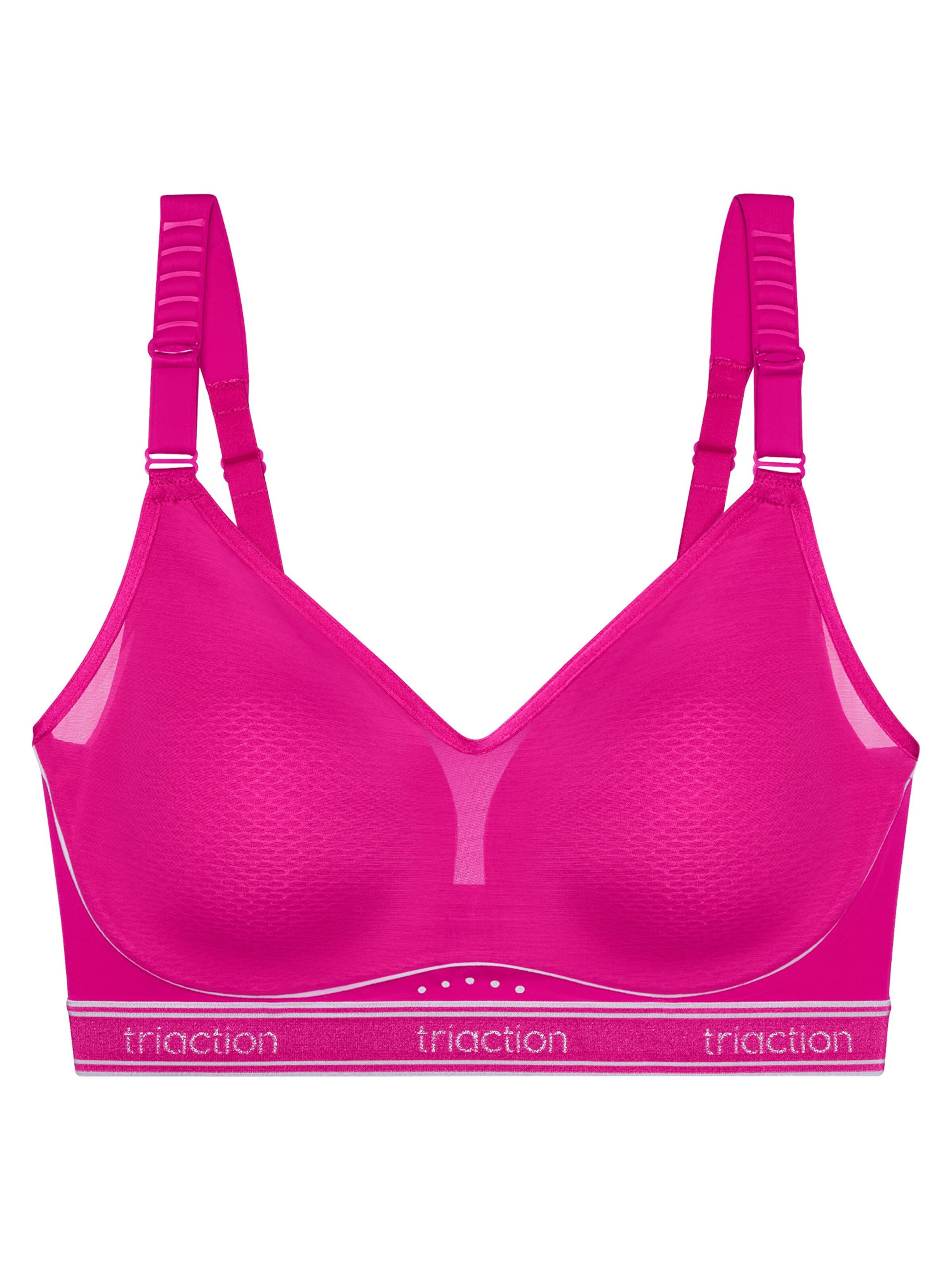 Triumph Triaction Bralette Bra 'Cardio Breeze' in Pink: front