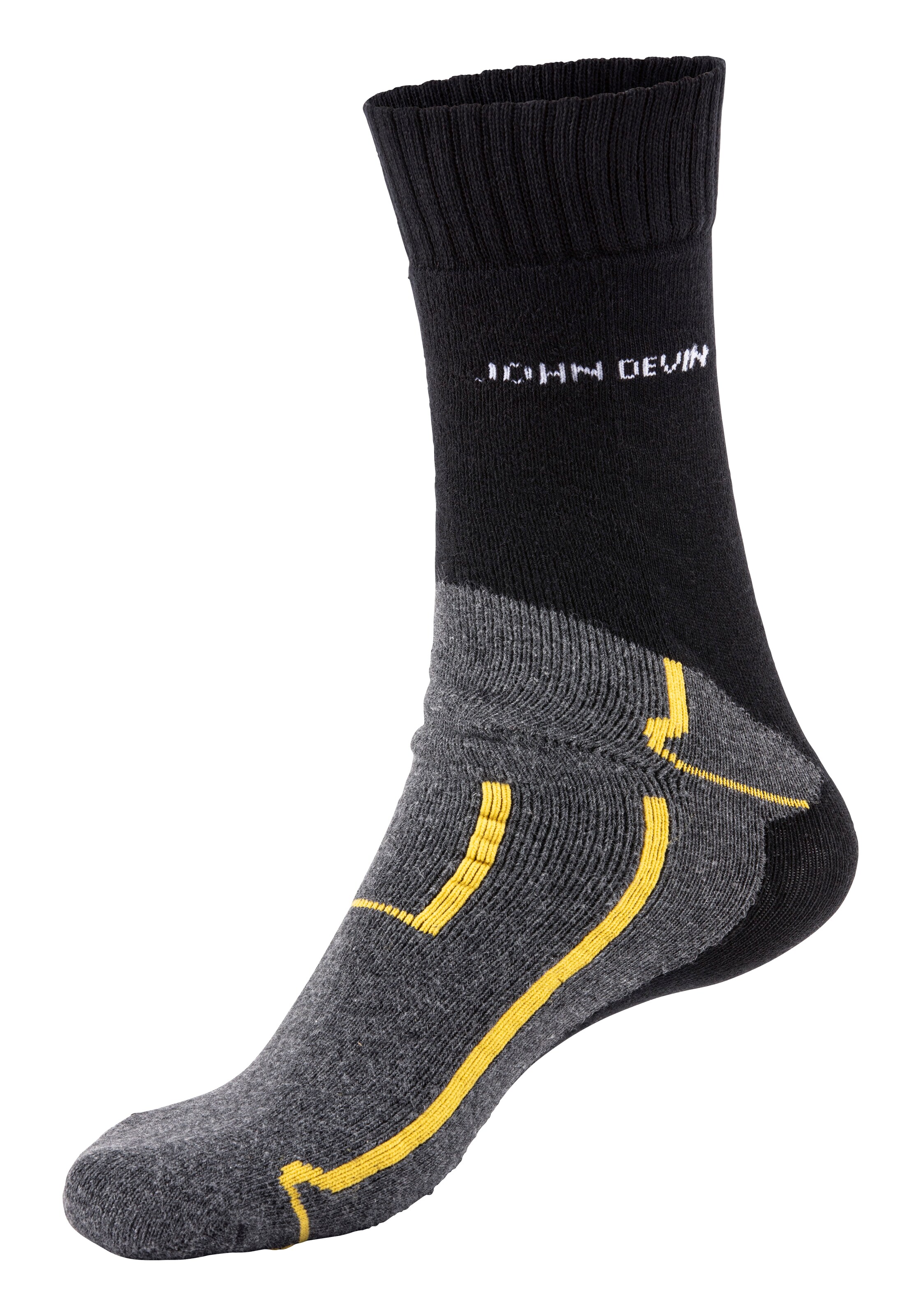 JOHN DEVIN Socken in Grau