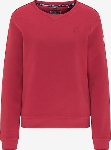 DreiMaster Maritim Sweatshirt in Red: front