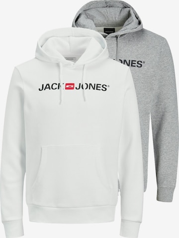 JACK & JONES Sweatshirt 'Corp' in Silber: Vorderseite