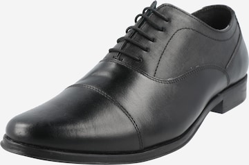 BURTON MENSWEAR LONDON - Sapato com atacadores em preto: frente