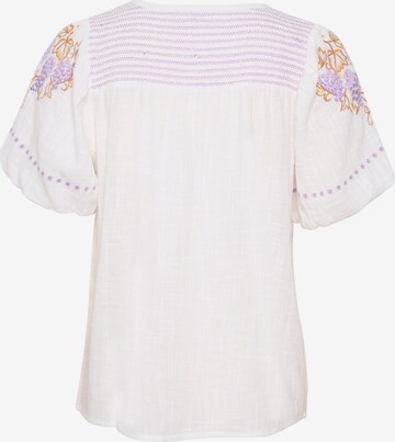 Cream - Blusa 'Maya' en blanco