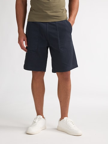 Petrol Industries - Regular Calças em azul: frente