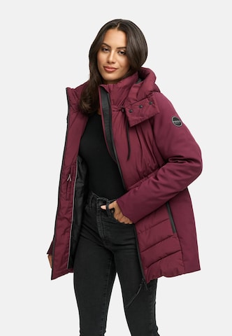 Veste d’hiver 'Tivaa XVI' MARIKOO en rouge : devant
