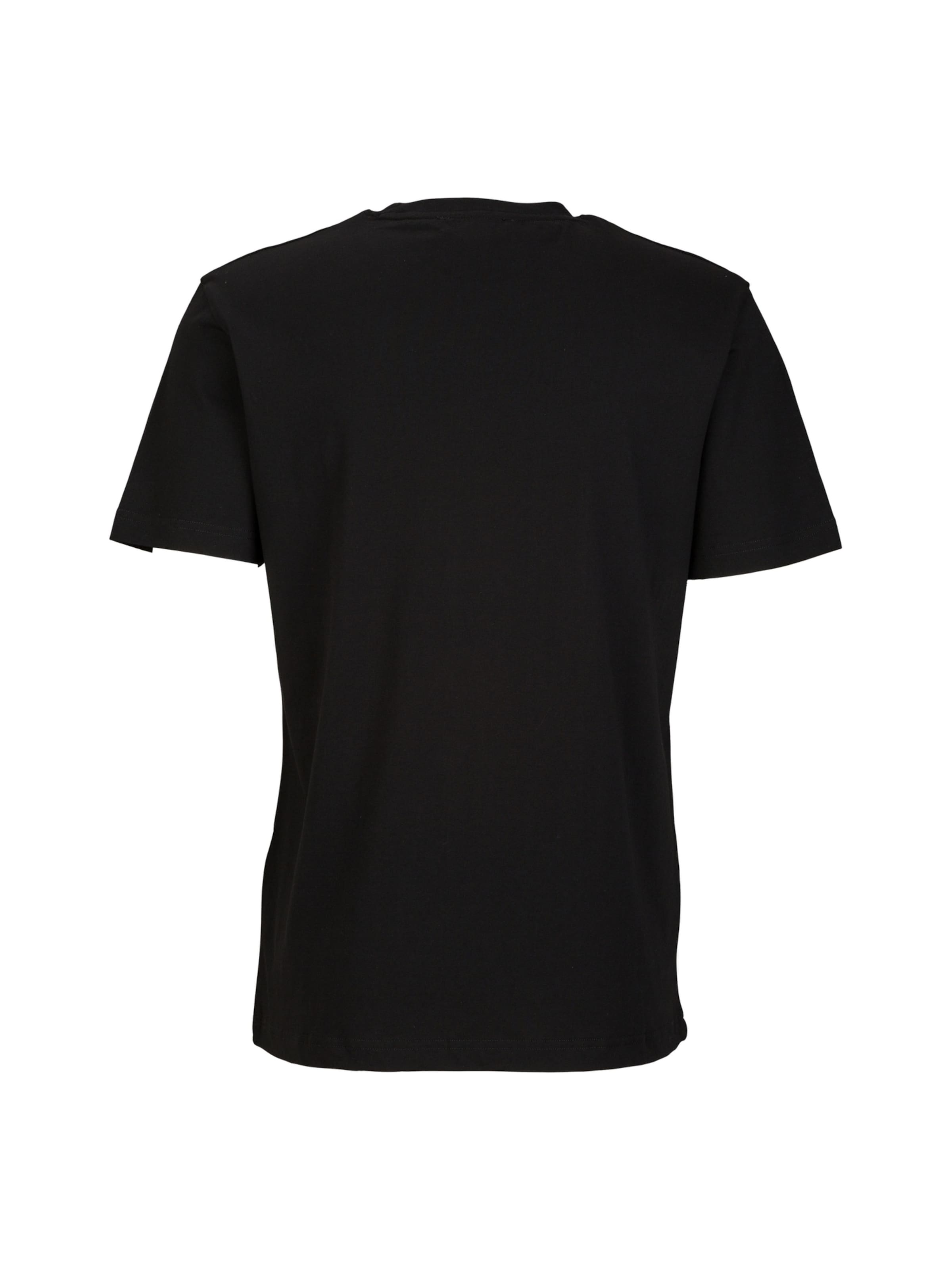 19V69 ITALIA Tričko 'Rafael Carrier 5' - Čierna