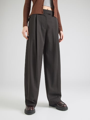 TOPSHOP Szeroka nogawka Cygaretki 'JANE' w kolorze brązowy: przód