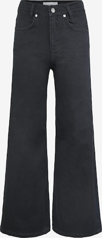 Wide leg Jeans de la BLUE EFFECT pe negru: față
