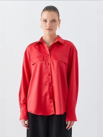 MixRay Blusa em L em vermelho, Vista do artigo