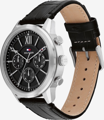 TOMMY HILFIGER Analog Watch in Black: front