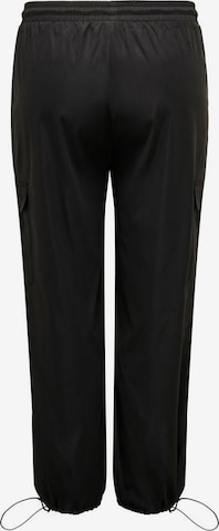 ONLY Carmakoma Tapered Cargo Pants in Black